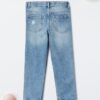 Girls Distressed Slim Fit Jeans - Image 2