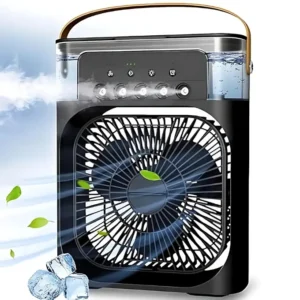 Portable Air Conditioner, Mini Cooling Fan. Perfect this USB-powered mini AC Multicolor