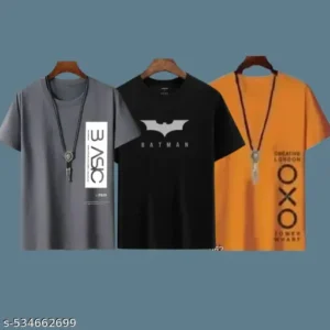 Multicolor Printed Poly Blend Tshirt I Casual I Fashion I Good