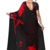 Kanooda Prints Fancy Women's Georgette Printed Sarees. - Image 2