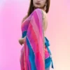 Trendy New Women's Digital Printed Pure Georgette Solid Colourblock Saree with Blouse Piece - Image 3