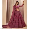 Wondor Chain Cording Lehenga Choli ( Semi Stitched ) - Image 4