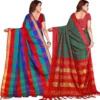 Cotton Fabric Saree For Women's - Image 3