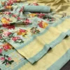 FLORAL PRINTED BLEND SAREE - Image 4