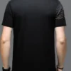 Color Block Men Black T-Shirt - Image 3